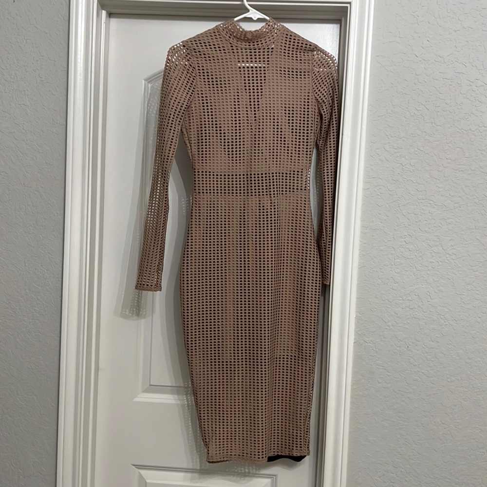 Small nude/ tan dress